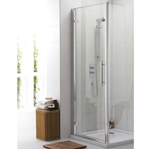 Hudson Reed Nuie Enclosures Apex Hinged Shower Door With 8Mm Glass (900Mm).