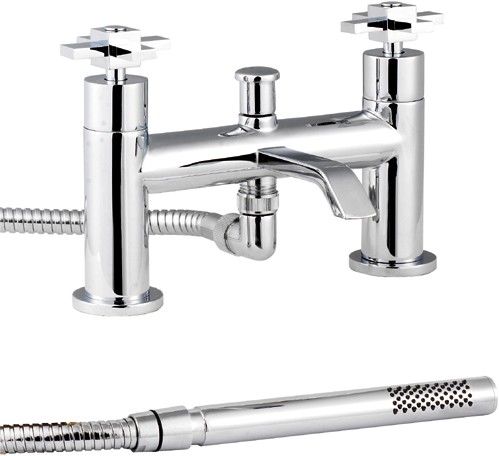 Larger image of Ultra Mantra Bath Shower Mixer Tap With Shower Kit.