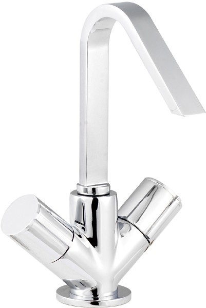 Larger image of Ultra Ecco Mono Basin Mixer With Swivel Spout And Free Pop Up Waste.
