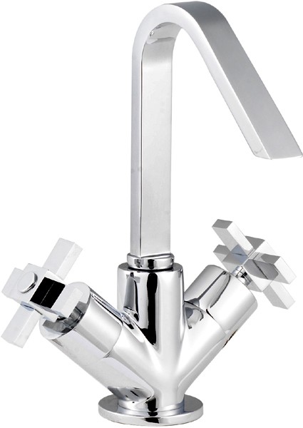 Larger image of Ultra Mantra Mono Basin Mixer With Swivel Spout & Free Pop Up Waste.