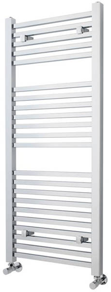 Nuie Crown Radiators Square Ladder Towel Radiator (Chrome). 1200X500mm.