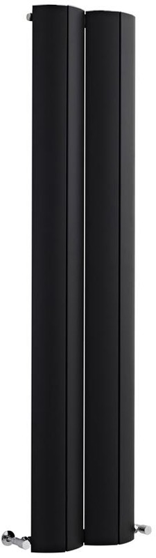 Larger image of Premier Radiators Ravine Vertical Radiator (Black). 6240 BTUs.