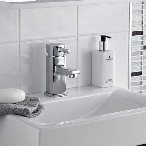 Example image of Nuie Munro Basin & Bath Shower Mixer Tap Pack (Chrome).