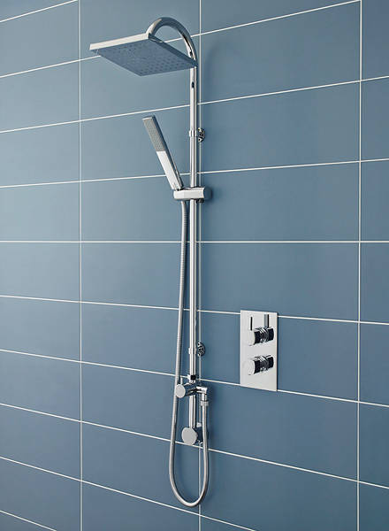 Larger image of Ultra Muse Muse Thermostatic Shower Valve With Worth Shower Kit.