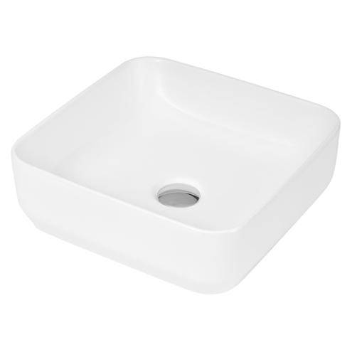 Nuie Vessel Basin 365 x 365 x 120mm White - Countertop Basin - Vitreous China - Image 4