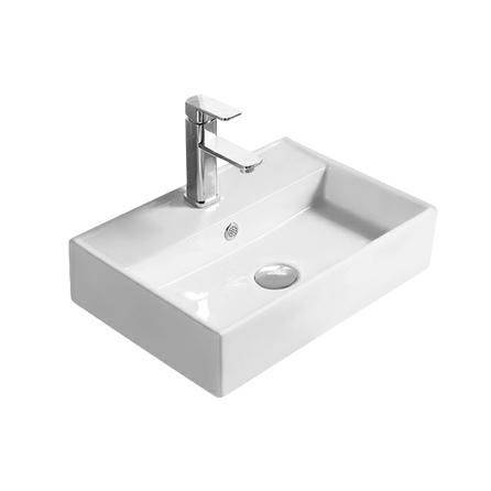Hudson Reed White Vessels Countertop Basin 505Mm (With Overflow).