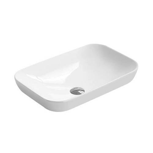 Hudson Reed White Vessels Countertop Basin 520Mm (No Overflow).