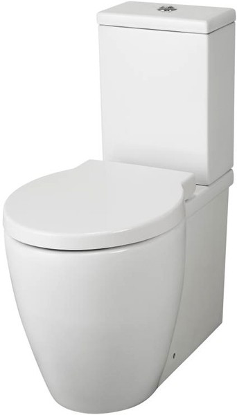 Larger image of Premier Ceramics Flush To Wall Toilet Pan With Cistern & Seat.