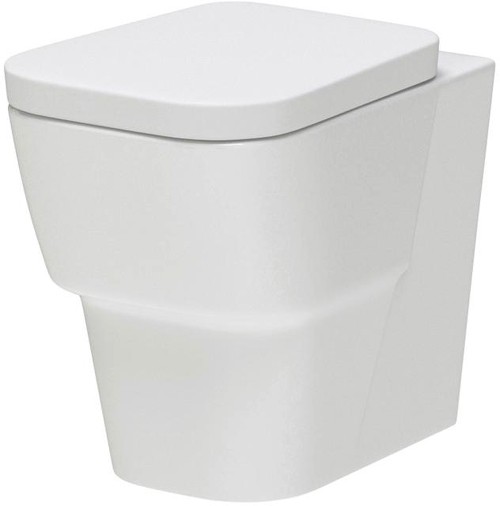 Larger image of Hudson Reed Ceramics Back to Wall Toilet Pan (BTW).