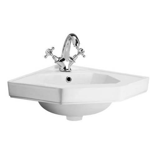 Old London Richmond Traditional Corner Basin 420Mm (1 Tap Hole).