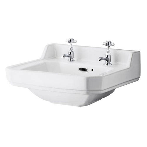 Old London White Richmond Wall Hung Basin (2Th, 500Mm).