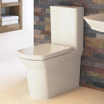 Example image of Premier Ceramics Clara Flush Toilet Pan With Cistern & Soft Close Seat.