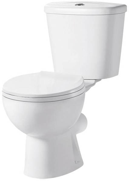 Larger image of Premier Brisbane Close Coupled Toilet Pan With Cistern.