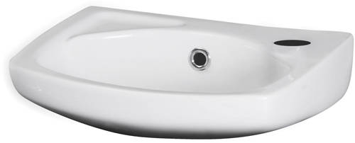 Larger image of Premier Brisbane Wall Hung Basin (350mm, 1 Tap Hole).