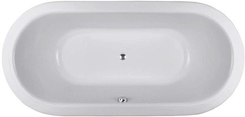 Example image of Nuie Luxury Baths Corey Double Ended Freestanding Bath 1800x800mm.