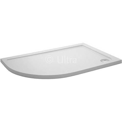 Nuie Crown Trays Low Pro Offset Quad Shower Tray. 1000X900x40. Left Handed.