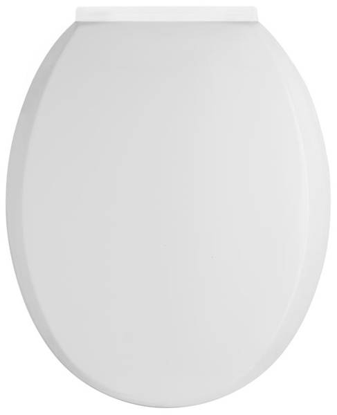 Nuie Premier Ceramics Standard Round Soft Close Toilet Seat (Top-Fix).