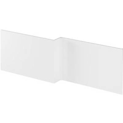 Larger image of Hudson Reed Baths 1700mm Front Square Shower Bath Panel (White).