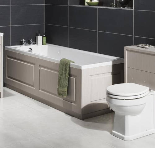 Example image of Old London York Front Bath Panel 1800mm & End Panel 700mm (Grey).