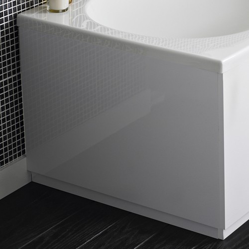 Larger image of Hudson Reed Bath Panels 700mm End Bath Panel (White, MDF).