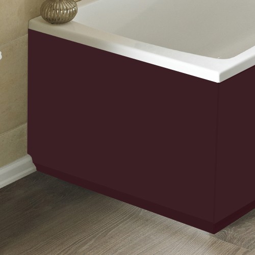 Larger image of Hudson Reed Bath Panels 700mm End Bath Panel (Memoir Burgundy, MDF).