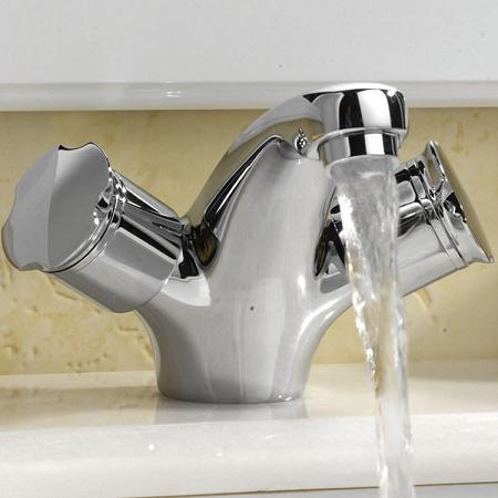 Example image of Ultra Roma Mono basin mixer tap + Free pop up waste (standard valves)