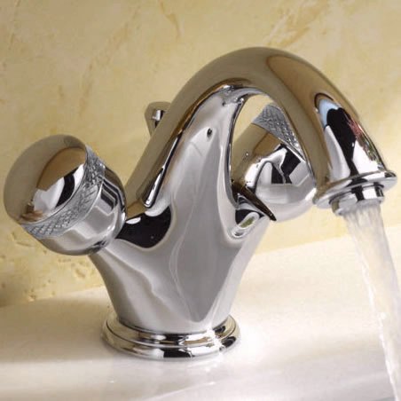 Example image of Ultra Contour Luxury mono basin mixer with free pop up waste.