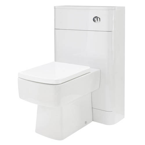 Nuie White Parade Back To Wall Wc Unit 550Mm (Gloss ).