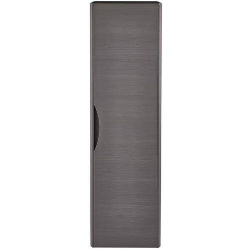 Larger image of Premier Eclipse Wall Mounted Tall Storage Unit 350mm (Grey Woodgrain).