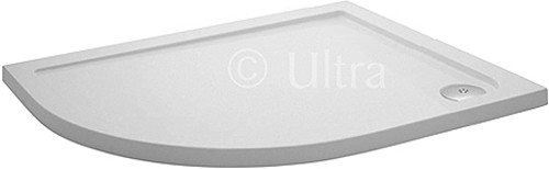 Larger image of Ultra Pearlstone Low Pro Offset Quad Shower Tray. 900x760x40. Left Handed.