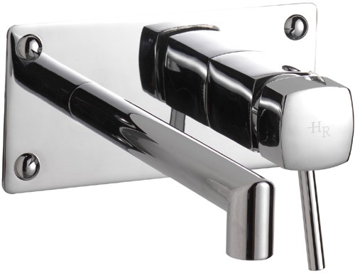 Larger image of Hudson Reed Kia Wall Mounted Single Lever Bath Mixer Tap.