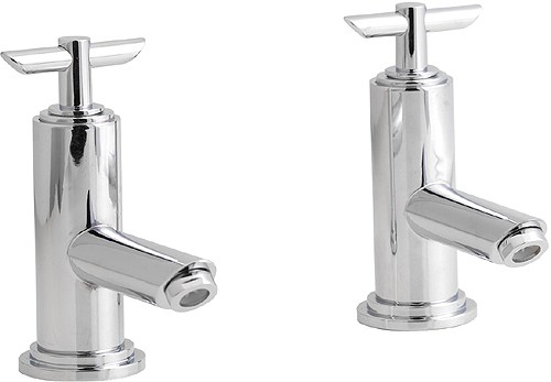 Larger image of Hudson Reed P-zazz T-Bar Basin Taps (pair).