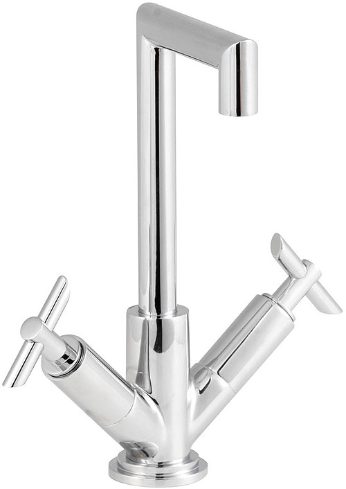 Larger image of Hudson Reed P-zazz T-Bar Mono Basin Mixer And Free Pop Up Waste.