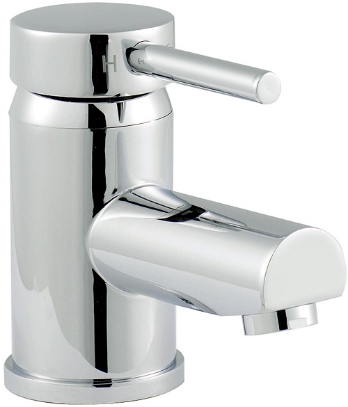Larger image of Nuie Quest Eco Click Mono Basin Mixer Tap With Pop Up Waste.