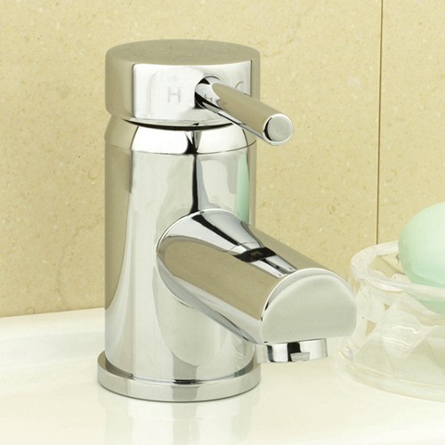 Example image of Nuie Quest Eco Click Mono Basin Mixer Tap With Pop Up Waste.