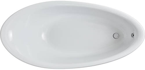 Example image of Hudson Reed Purity Freestanding Luxury Bath With Waste (1750x830mm).