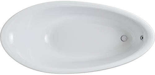 Example image of Hudson Reed Purity Freestanding Luxury Bath With Waste (1750x830mm).