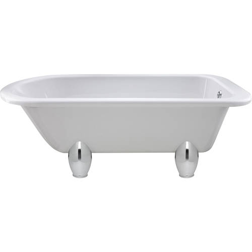 Old London Hudson Reed Baths Barnsbury Single Ended Roll Top Bath & Deacon Feet 1700X750mm.