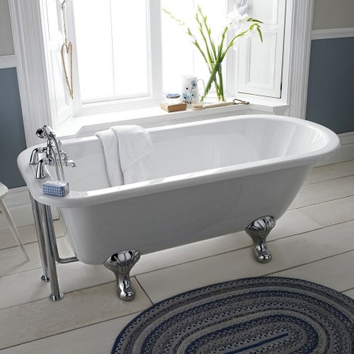 Old London Hudson Reed Baths Barnsbury Single Ended Freestanding Roll Top Bath 1700X750mm.