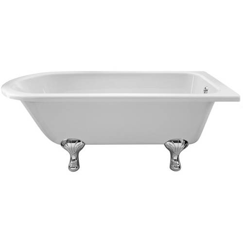 Hudson Reed White Baths Winterburn Shower Bath With Corbel Legs 1700Mm.