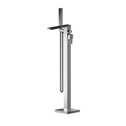 Nuie Sanford Floor Standing Bath Shower Mixer Tap (Chrome).