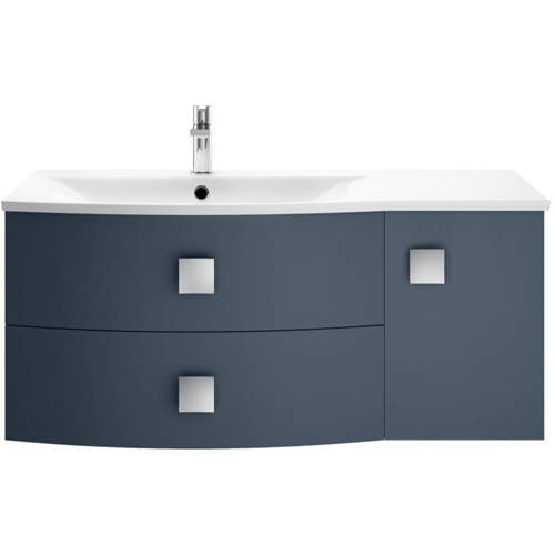Hudson Reed Blue Hr Sarenna Wall Hung 1000Mm Cabinet & Basin Lh (Mineral ).