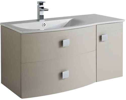 Example image of HR Sarenna Bathroom Furniture Pack 2 (LH, Cashmere)