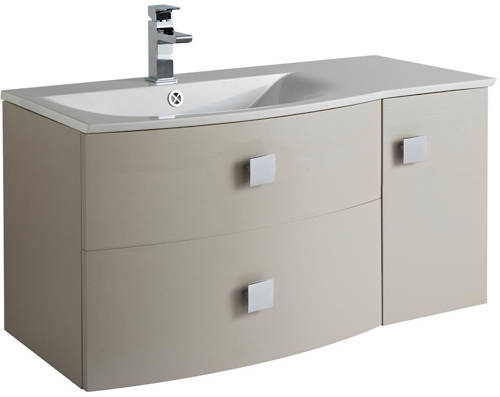 Example image of HR Sarenna Bathroom Furniture Pack 5 (LH, Cashmere)