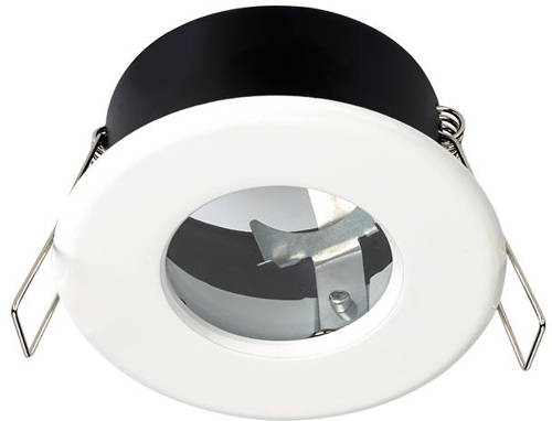 Larger image of Hudson Reed Lighting 1 x Shower Spot Light & Cool White LED Lamp (White).