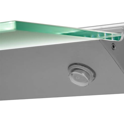 Example image of Hudson Reed Lighting Glass Shelf With LED Warm White Light (500x135mm).