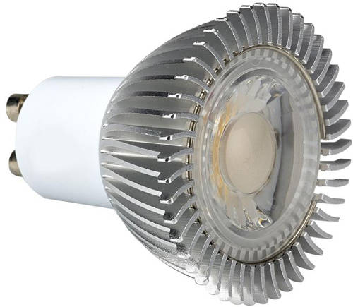 Larger image of Hudson Reed LED Lamps 1 x GU10 5W Dimmable COB LED Lamp (Cool White).