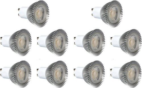 Larger image of Hudson Reed LED Lamps 10 x GU10 5W Dimmable COB LED Lamp (Cool White).