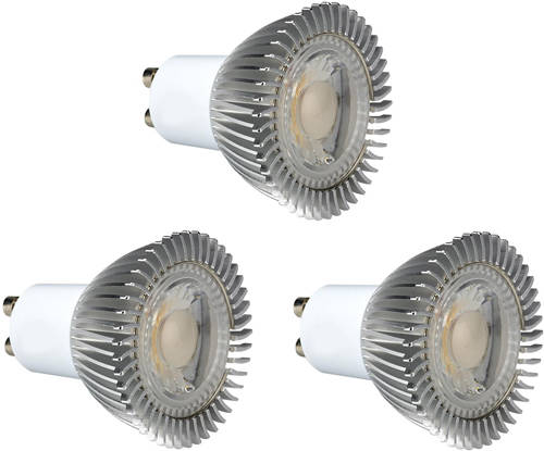 Larger image of Hudson Reed LED Lamps 3 x GU10 5W Dimmable COB LED Lamps (Cool White).