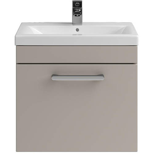 Larger image of Premier Shipton 500mm Wall Hung Vanity Unit & Basin Type 2 (Stone Grey).